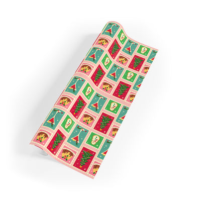 Retro Food Gift Wrapping Paper Rolls, 1pc