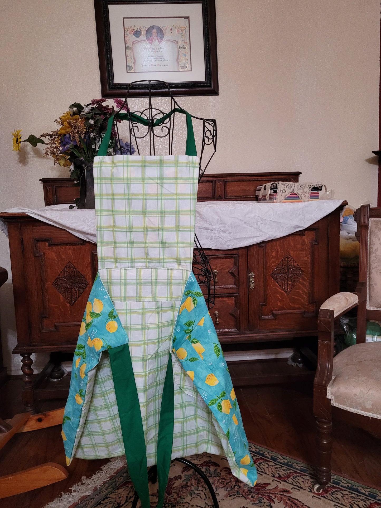 Spring Themed Full Apron