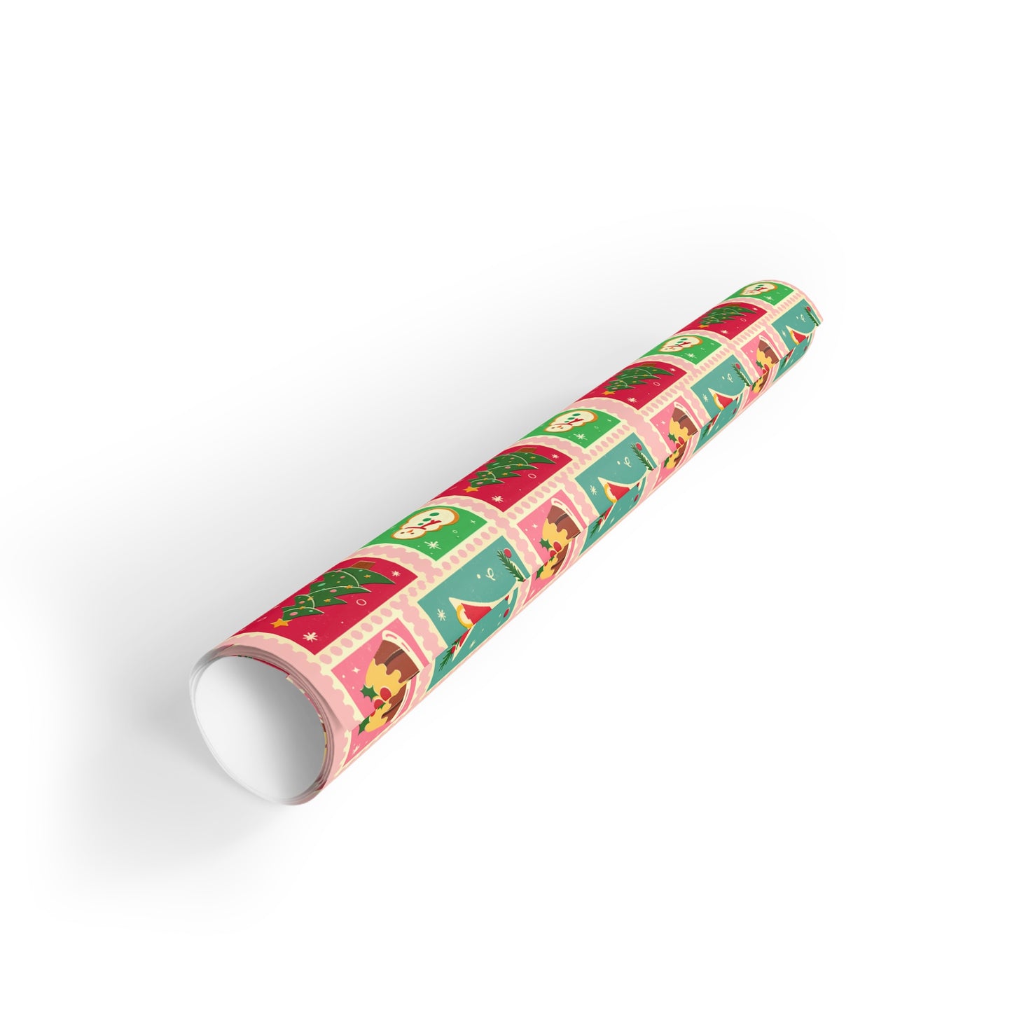 Retro Food Gift Wrapping Paper Rolls, 1pc