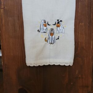 Spooky Pups Tea Towel