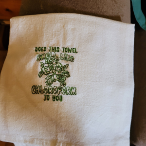 Chloroform Tea Towel